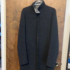 Costume National unlined felt Wool Coat size 42 vintage